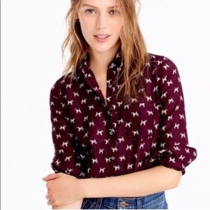 J. Crew Terrier Popover Shirt